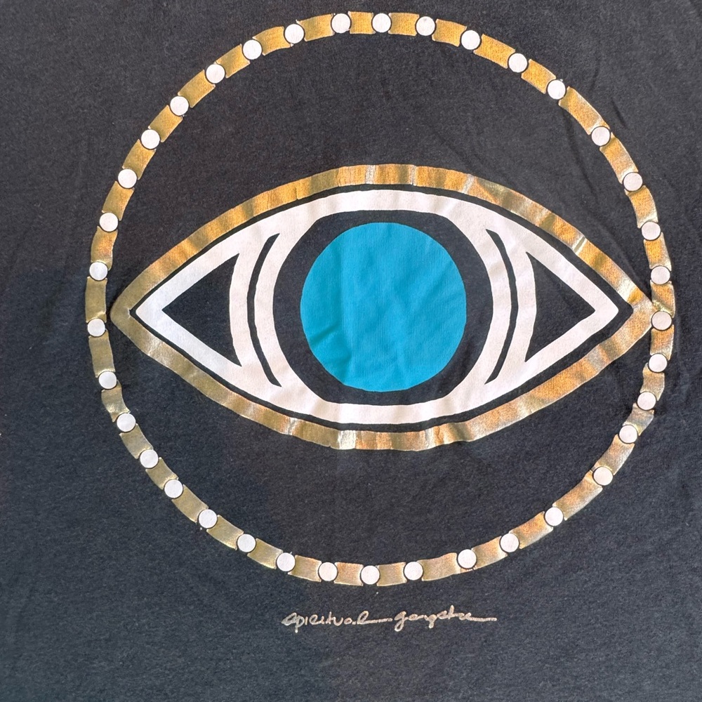Spiritual Gangster Black Crewneck Tee with White Logo - Picture 2 of 5